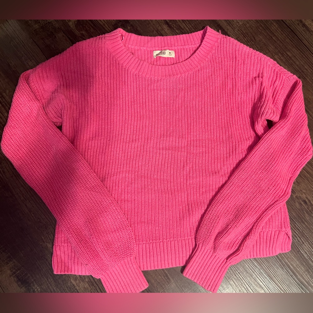 Hot pink sweater